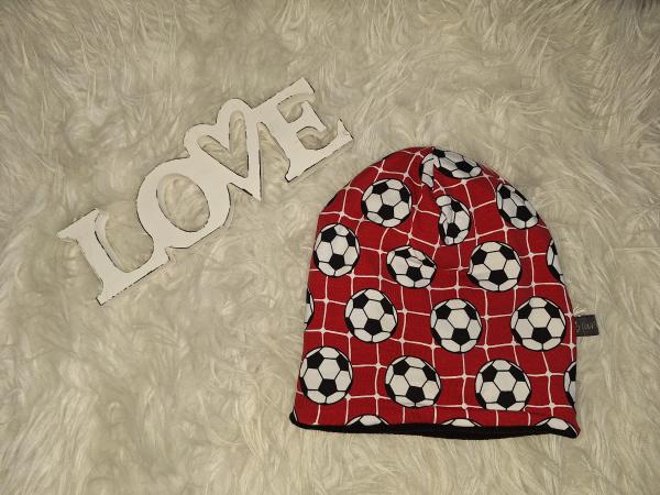 Beanie Kopfumfang 46-48cm "Fussball"